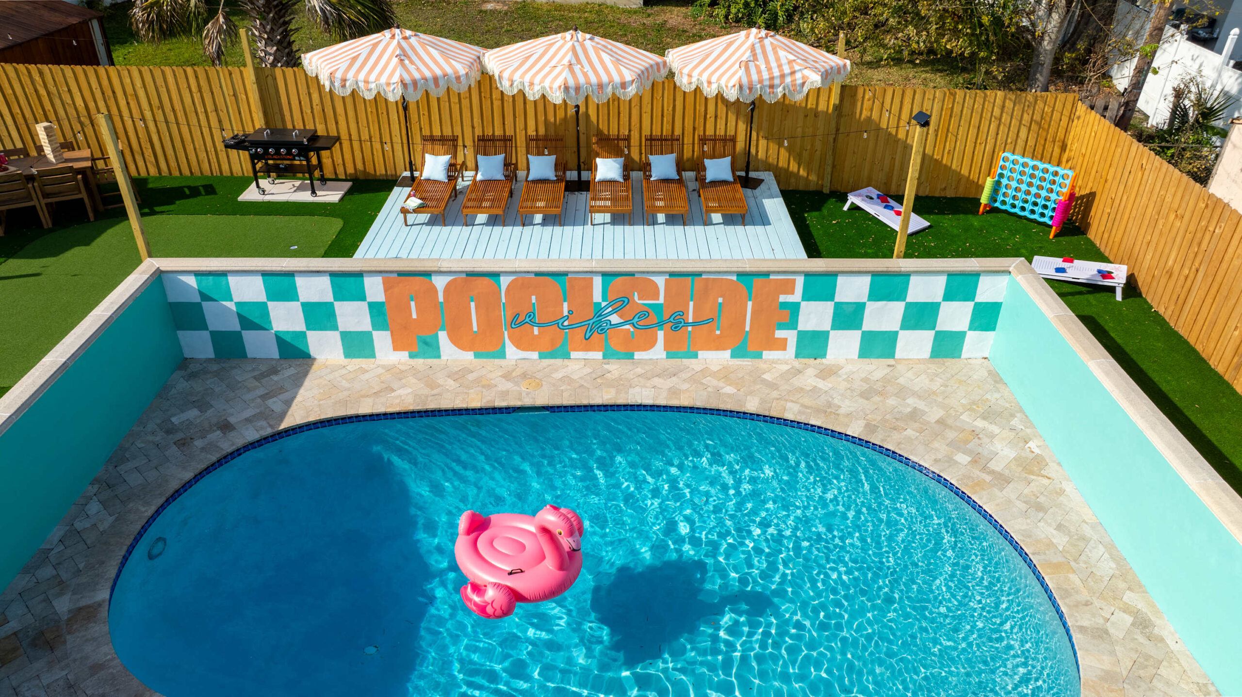 Vacation rental home with private pool in Clearwater Florida