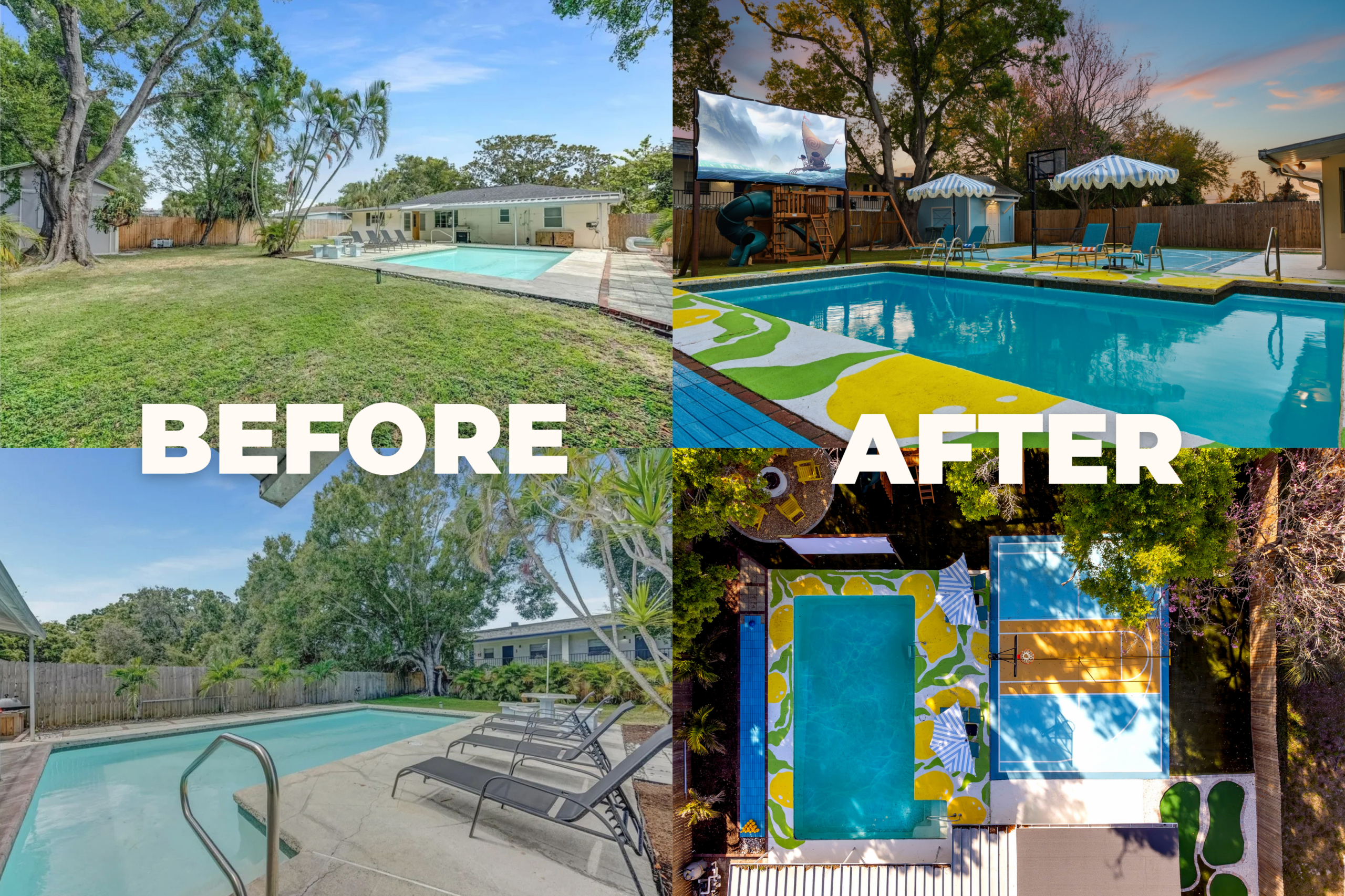 Clearwater FL — Before & After Blueprint renovation